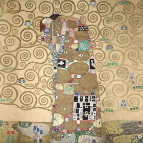 Zobacz obraz Gustav Klimt fragment Drzewa Życia - Spełnienie, MAL_G_KLI_013