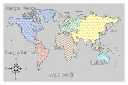 Zobacz obraz Mapa świata dla dzieci, IDD_001