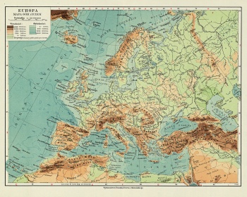 Zobacz obraz Stara mapa Europy, MAP_035